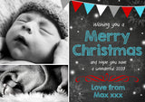 Bundle Of Kids Personalised Christmas Greeting Card Pack
