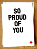 Congratulations Well Done Exam Greeting Card Graduation A Level GCSE Pass Passed So Proud Of You