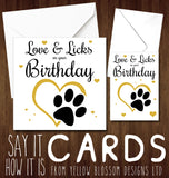 Love & Licks On Your Birthday