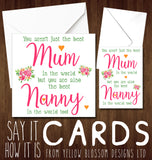 Best Mum & Nanny In The World