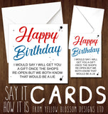 Happy Birthday Get You A Gift Once The Shops Re-Open ~ Corona