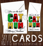 Best Cat Mum Ever Merry Christmas