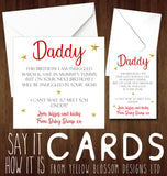 Daddy Birthday Card