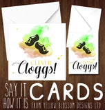 Clever Cloggs Funny Congratulations Card Exam University Degree Driving Test