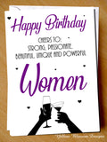 Happy Birthday Women Best Friend BFF Strong Gal Girlfriend Best Mate Mum Sister