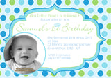 Our Little Pincess Prince - Children's Kids Child Birthday Invitations Boy Girl Joint Party Twins Unisex Printed ~ QUANTITY DISCOUNT AVAILABLE