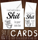 Funny New Home Card Warming Moving First House Hilarious Alternative