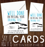 Well Cone On Passing Your Driving Test.. Just Let Me know When You Are On The Road So I Can Stay Off It!