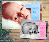 Full Photo 1st Joint Boy Girl Party Invitations