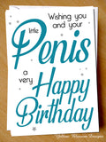 Funny Rude Birthday Card Brother Dad Boyfriend Husband Mate Joke Banter Cheeky