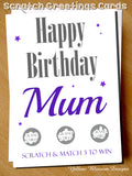Pregnancy Announcement Scratch Card Mother's Day ~  Grandchild ~ Funny Joke Version Available