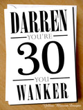 PERSONALISED Insulting You're 18 20 21 30 40 50 Cunt Twat Knob Bellend Wanker Birthday Card 18th 20th 21st 30th 40th 50th
