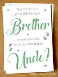 You've Done A Great Job Being A Friend ~ Promoted To Uncle ~ Pregnancy Announcement