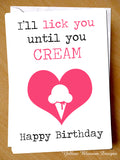 I'll Lick You Until You Cream ~ Rude Naughty Dirty
