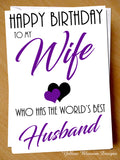 Happy Birthday Wife From The World's Best Husband