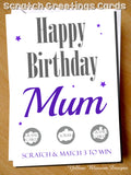 Pregnancy Announcement Scratch Card Mother's Day ~  Grandchild ~ Funny Joke Version Available