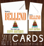 Insult Birthday Card ~ Funny Rude Insulting Dad Brother Husband Son Cunt Wanker Arsehole Twat Bellend