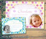 Our Little Pincess Prince - Children's Kids Child Birthday Invitations Boy Girl Joint Party Twins Unisex Printed ~ QUANTITY DISCOUNT AVAILABLE