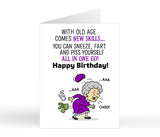 Old Age... New Skills - Piss, Fart & Sneeze