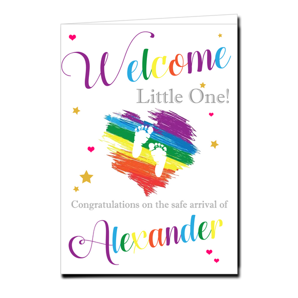Personalised Welcome Little One