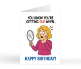 You Know You're Getting Old When...