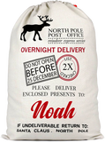 Personalised Reindeer Christmas Sack