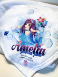 Personalised Mermaid Blanket