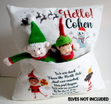 Personalised Elf Pillow Poem (Elf not included)