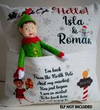 Personalised Elf Pillow Poem (Elf not included)