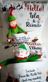 Personalised Elf Pillow Poem (Elf not included)