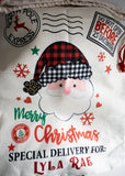 Personalised Santa Face Christmas Sack
