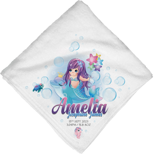 Personalised Mermaid Blanket