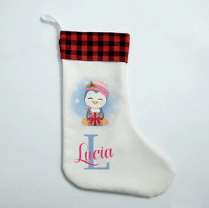 Personalised Penguin Stocking