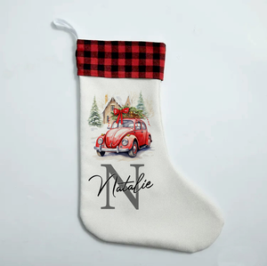 Personalised Vintage Car Stocking