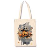 Pumpkin Personalised Halloween Gift Bag Custom Name Trick Or Treat Sack Halloween Decor Party Bag