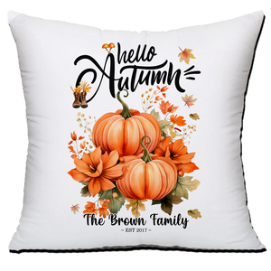 Personalised Family Hello Autumn