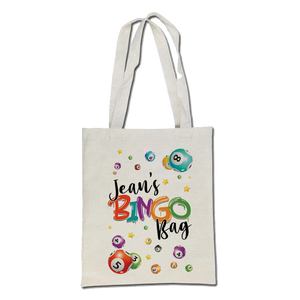 Personalised Rainbow Tote Bingo Bag