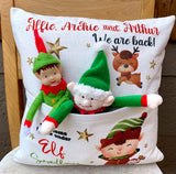 Personalised Elf Pillow (Elf not included)