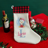 Personalised Penguin Stocking