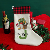 Personalised Festive Gnome Stocking