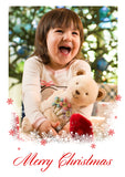 Christmas Greeting Cards Snowflakes Kids Photo ~ QUANTITY DISCOUNT AVAILABLE - YellowBlossomDesignsLtd