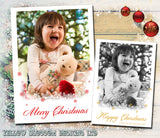 Christmas Greeting Cards Snowflakes Kids Photo ~ QUANTITY DISCOUNT AVAILABLE - YellowBlossomDesignsLtd
