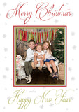 Personalised Folded Flat Christmas Thank You Photo Cards Family Child Kids