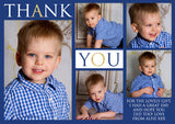 Personalised Thank You Cards Multiple Photos - Custom Personalised Thank You Cards - Yellow Blossom Designs Ltd