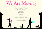 Family Daughter Son Mum Dad Animals Personalised Moving House Announcement Cards ~ QUANTITY DISCOUNT AVAILABLE