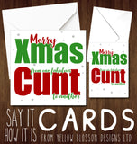 Rude Christmas Card One Fabulous Cunt To Another