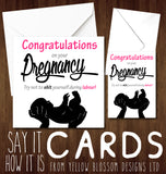 Congratulations On Your Pregnancy Try Not To Shit Yourself During Labour! Pregnancy New Baby Pregnant - YellowBlossomDesignsLtd