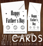 Happy Father's Dad Scratch Card