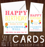 Facebook Wall - Greeting Card - Yellow Blossom Designs Ltd