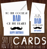 Coolest Dad - Greeting Card - Yellow Blossom Designs Ltd